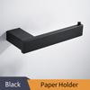 Держатели для бумаги SUS 304 из нержавеющей стали, держатель для туалетной бумаги для ванной комнаты без крышки, черные аксессуары для ванной комнаты, настенная полка 610008