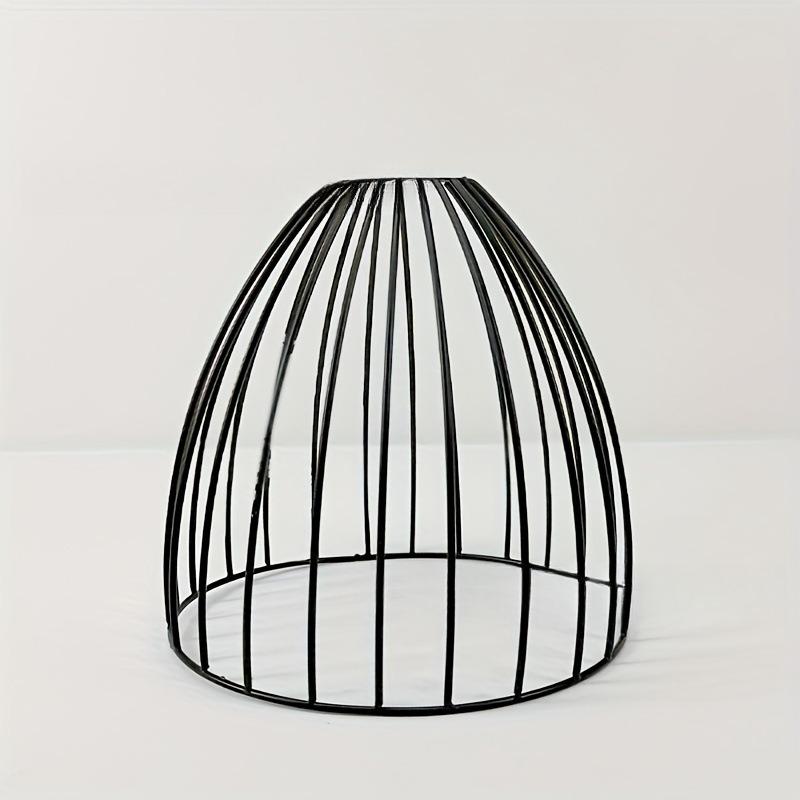 Ретро DIY Железный абажур Защитный кожух для лампы Железный колокол Защита для лампочки E27 Потолочный подвесной светильник Чехол Металлическая проволочная клетка Индустриальный стиль