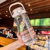 Спортивная бутылка для воды UO SO двойного назначения с трубочкой