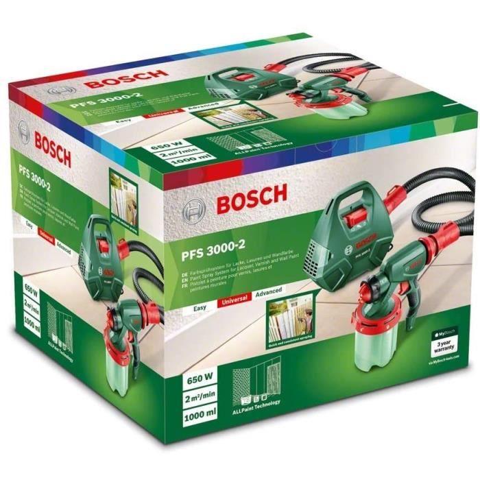 BOSCH PFS 3000-2 650W Paint Gun - Low Pressure - For Interior and Exterior