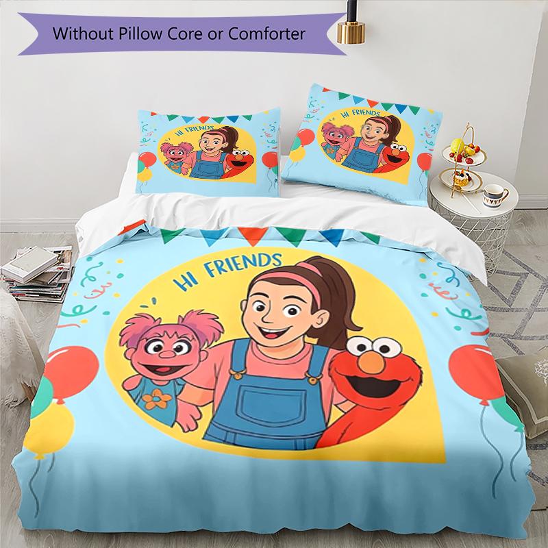 3pcs Ms. Rachel Bedding Set Duvet Cover Closure Includes 1 Duvet Cover & 2 Pillowcases, Soft and Comfortable for All Seasons.