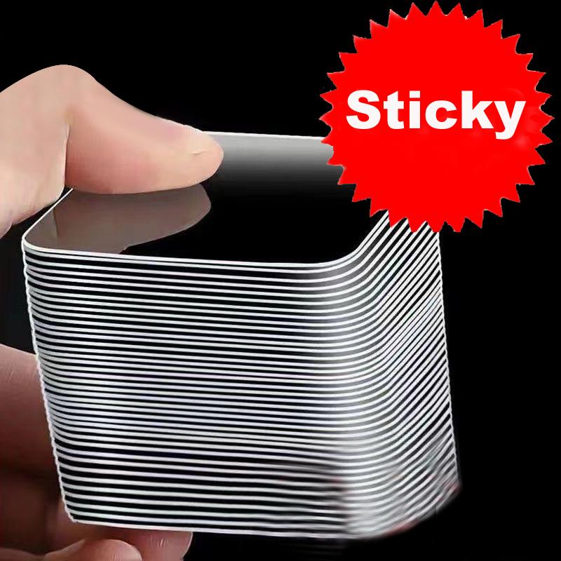 180/360/60 шт. прозрачные наклейки на стену, двусторонняя клейкая лента, немаркая лента, водонепроницаемая нанопрозрачная лента для лица, товары для дома