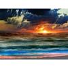 5D полная квадратная алмазная живопись Приморский комплект со стразами комплект для алмазной вышивки пейзаж кокосовая пальма ремесло настенное искусство