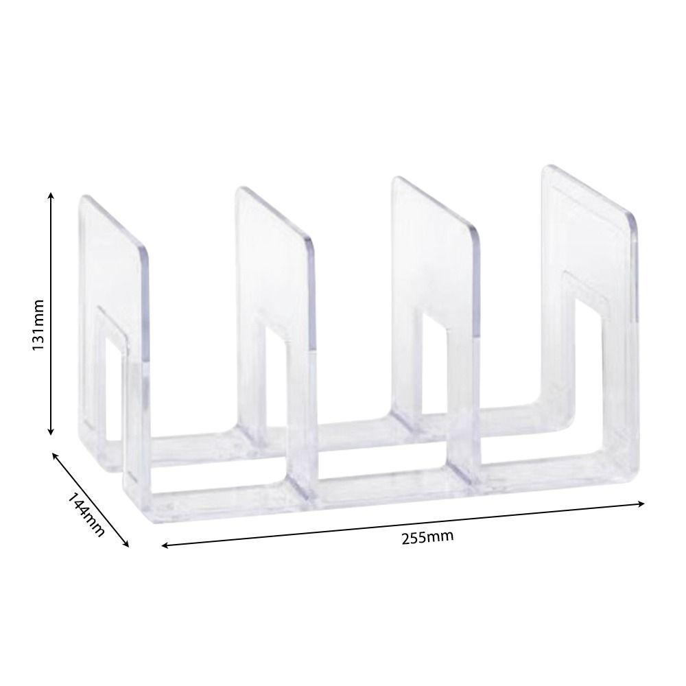 3/4 Сетки Стойка для хранения сумок Разделитель для полки в шкафу Стойка для хранения сумок Прозрачная полка-разделитель для кошельков и сумок Стойка для демонстрации сумок