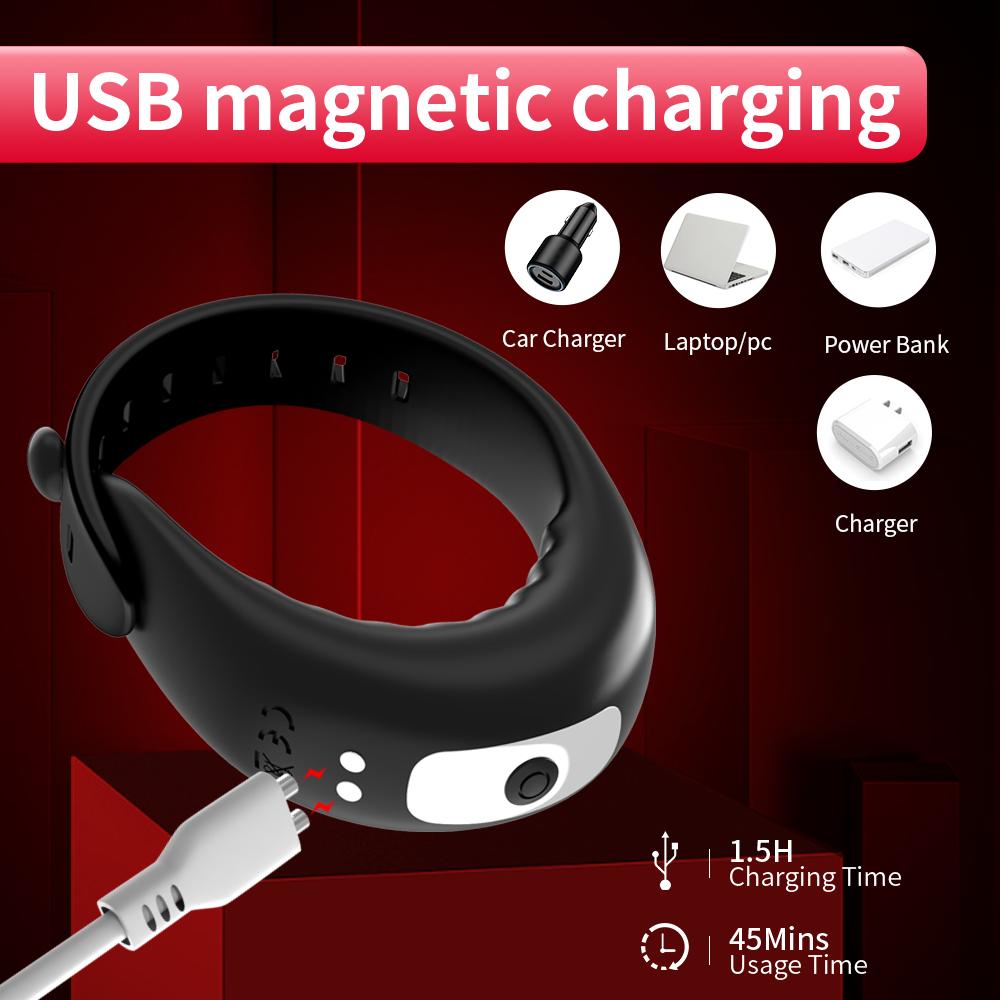 Новейшее регулируемое вибрирующее кольцо для члена для мужчин, мастурбатор, кольцо для пениса, вибратор, мужской секс-игрушки для задержки эякуляции для мужчин, кольцо для пениса