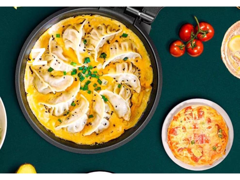 40" Double-Sided Electric Griddle Crepe and Bun Pan for Home Use