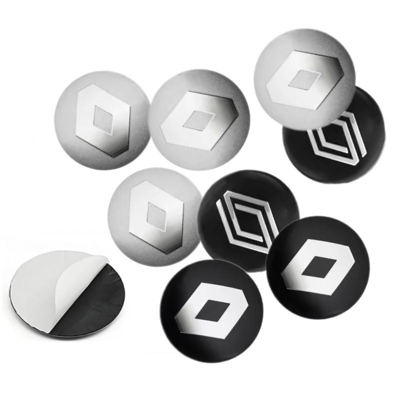 Car Logo Wheel Center Hub Decal Sticker Decorative Accessories For Renault Fluence Captur Megane Clio Kadjar Talisman Arka