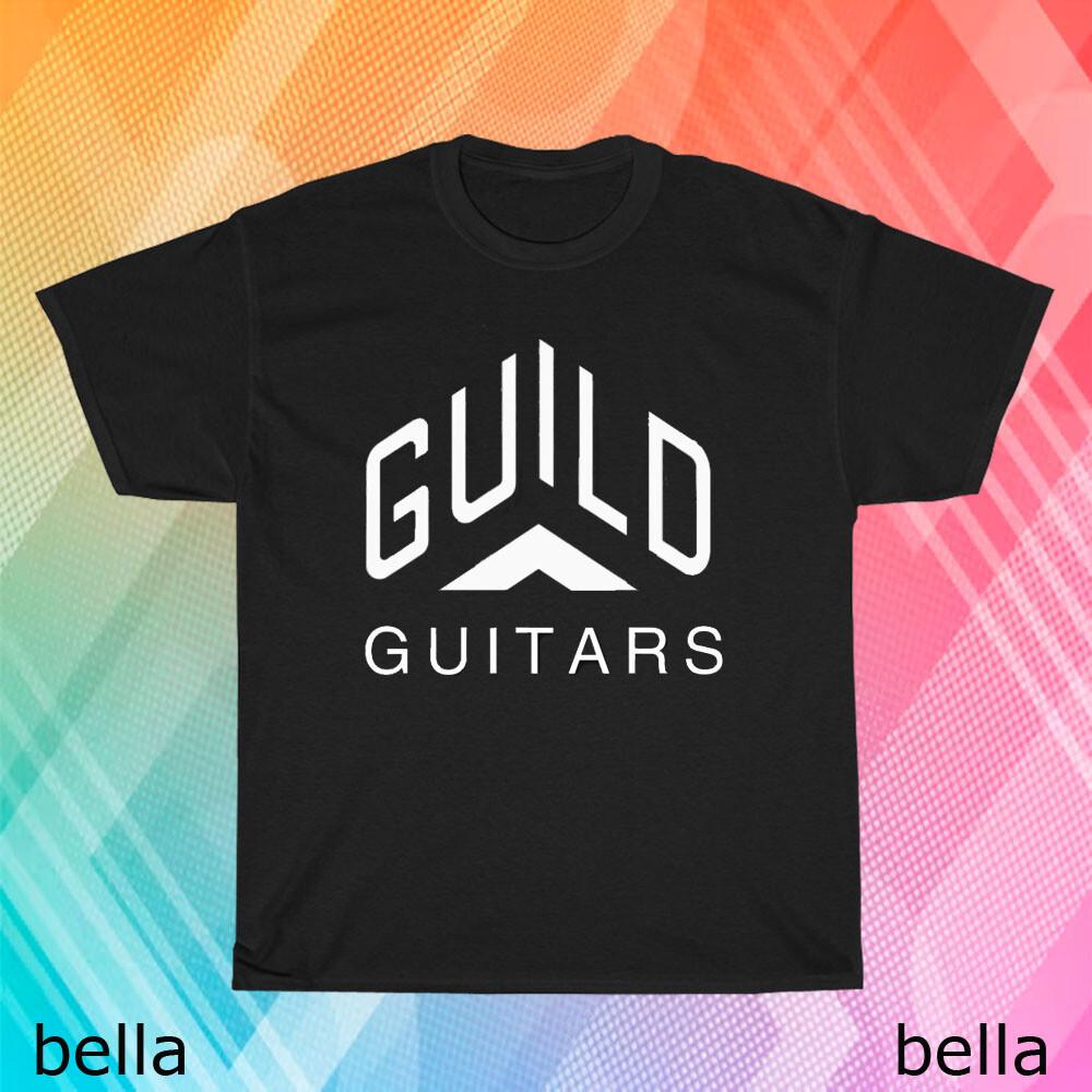 Новая футболка с логотипом Guild Guitars, смешной дизайн, размеры от S до 5XL