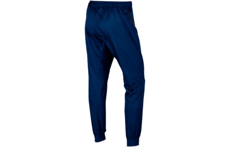 Nike Мужские вязаные спортивные штаны синие умеренной посадки прямые 805099-414