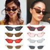 Cat Eye Plastic Frame Women Sunglasses Fashion Small Frame Uv400 Sun Shades Glasses Street Eyewear Summer Outdoor Sunglasses