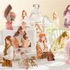 30Pcs/pack Cute Gentle Girl Decorative Sticker Fashion Girl Collage Scrapbooking Label Diy Diary Album Journal Planner