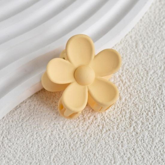 2 шт., маленький коготь для волос в форме цветка, легко открывается, сильная фиксация, боковая шпилька, пластиковая смола, мини-заколка для волос, аксессуар для волос для ежедневной вечеринки