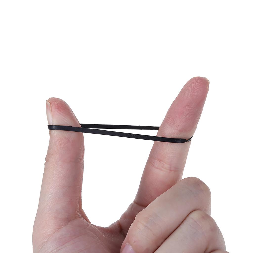 100PCS Mix Size Flat Belts 3mm Rubber Belts Cassette Tape Belt 40-135mm Fold Length for Walkman Repeater DVD Drives