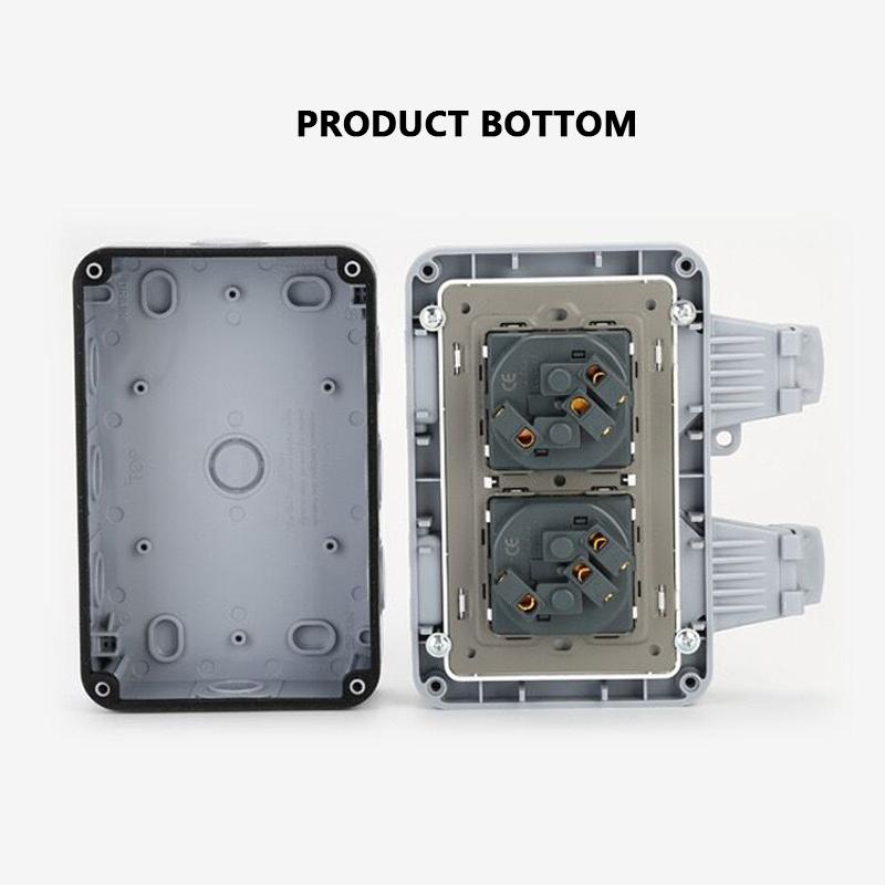 IP66 водонепроницаемая зарядная розетка ЕС водонепроницаемая брызгозащищенная наружная международная универсальная розетка, Южная Африка 15A розетка