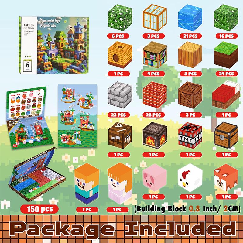 Magnetic Building Blocks: My Forest World Educational Toy Set for Kids