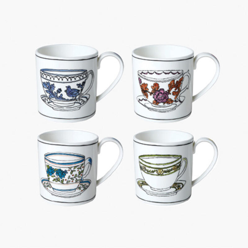 Heritage Collection Mug 4-piece set