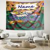 Custom Name Rugrats Print Tapestry, Backdrop, Easy Setup, Ideal for Bedroom, Office & Living Room, with Aesthetic Wall Hanging Decor.