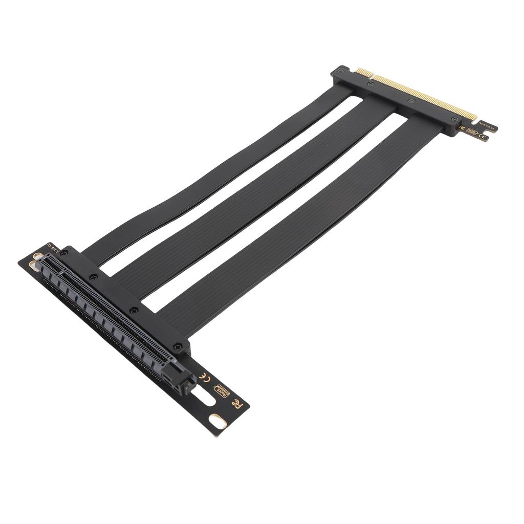 Высокоскоростная карта расширения PCI E 4.0 X16 Порт Удлинитель GPU Райзер Кабель Адаптер 90 градусов Черный