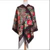 New 70*170cmWomen Luxury Floral Printed Russian Scarf Ukrainian Fringed Scarves Babushka Handkerchief Head Wraps Travel Shawl