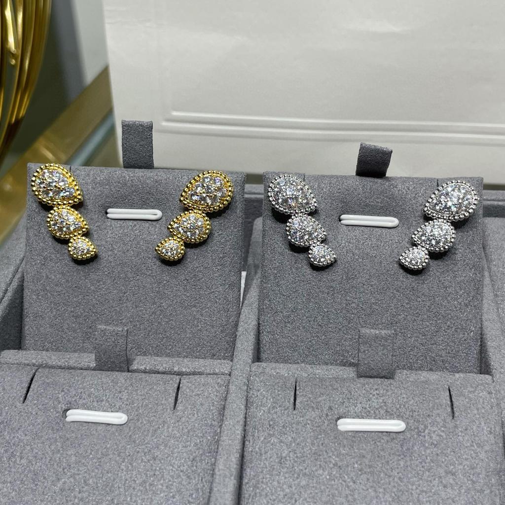 Горячий бренд Винтажные серьги для женщин Роскошные украшения Мода Капля воды Дизайнерские серьги-подвески Чистое серебро 925 пробы Вечерние серьги-пусеты