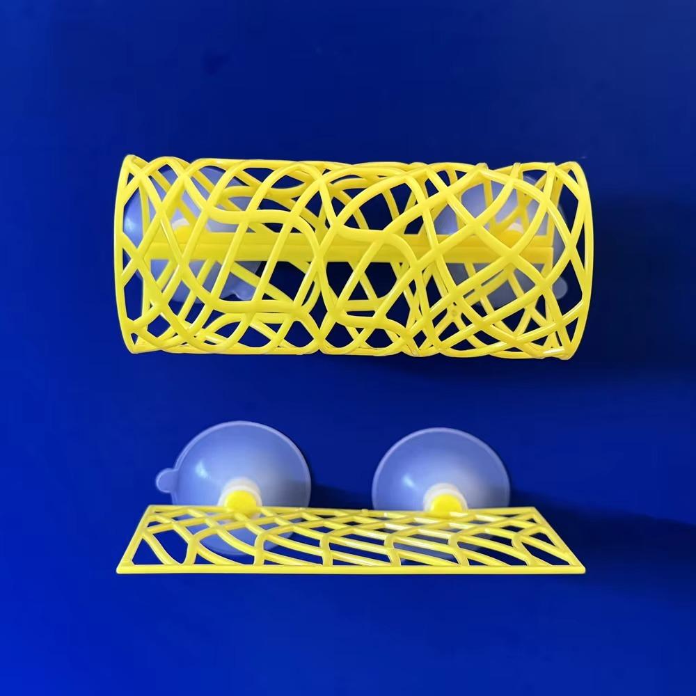 Betta Fish Hideout Cave with Hammock Bed Hollow Tunnel Fish Tank Accessories Aquarium Decorations for Crayfish Shrimp Small Fish