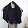 Middle East Scarf for Warmth Dustproof Sun Protection Solid Color Shawl Style Headscarf
