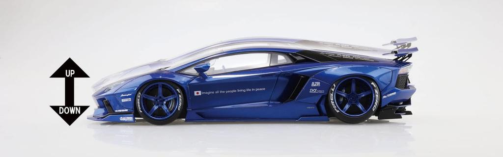 Aoshima Bunka Kyozai Серия Liberty Walk 18 LB Works Lamborghini Aventador 2 Пластиковая модель (АОСИМА) 1/24 Нет. Вер.