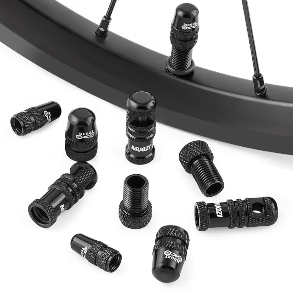 Strong Sealing Presta Valve Stem Cap Set CNC Presta/Schrader Tire Valve Cap Bike Tire