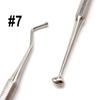 Dental Composite Filling Tool Instrument Filler Spatula Amalgam Plastic Filling Spatula Double Ends Stainless Steel