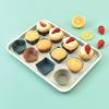 8Pcs Multi-Shape Silicone Cupcake Liners Baking Cups Non-Stick Reusable Diy Cake Pudding Muffin Liners Pastry Cake Baking Mold