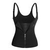 Women's Underbust Corset Waist Training 2 In 1 Multifunctional Zipper Front Corset Tops for Fitness