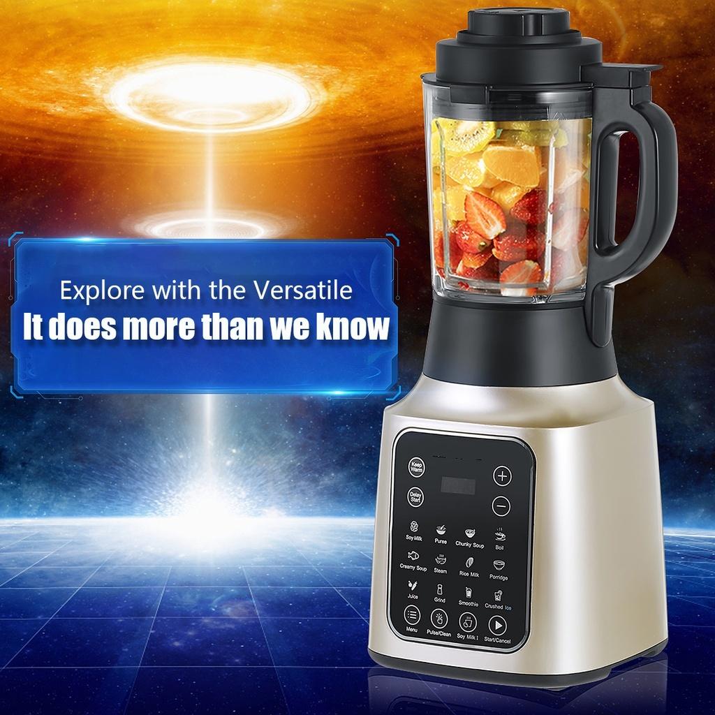 1.75L Professional Automatic Touchpad Timer Blender Mixer Juicer High Power Food Processor 8 Blades One-touch Cleaning Cooking
