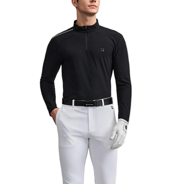 Fila Мужская футболка-поло для гольфа серии Golf, однотонная, топ A11M615204FBK