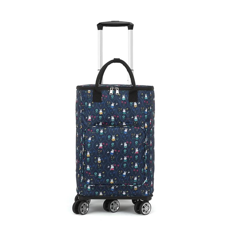 Складная Портативная Тележка для Продуктов с Сумкой - Бытовая Тележка для Супермаркета