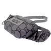 Gucci 767934 поясная сумка черная/серая мужская