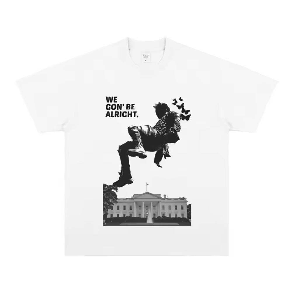 Rapper Fight Winner Kendrick Lamar Men Women Clothing Tee Unisex Tops Homme Short Sleeve top Spring and summer new TShirt