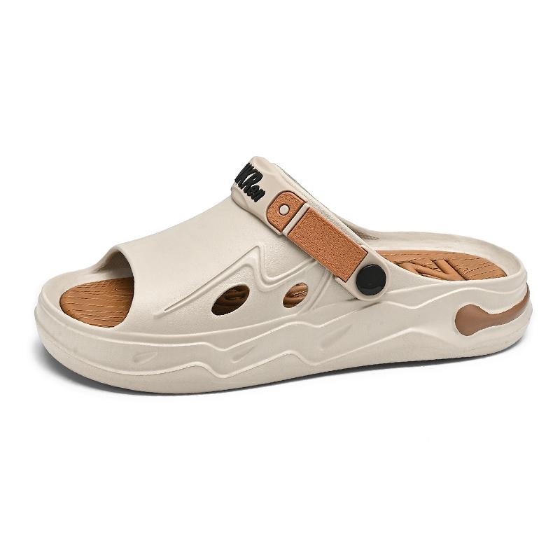 Fashion New Summer Fashion Men's Light Sandals Breathable Wading Thick Sole Leisure Sports Beach Slippers EVA Walking Men's Shoes