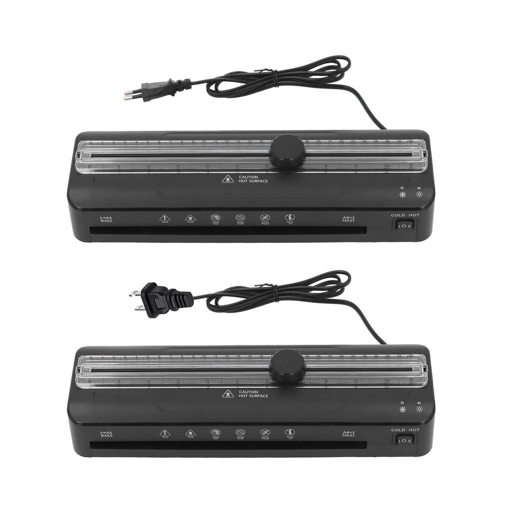 Компактный ламинатор формата А4 с масштабным резаком для ламинирования фотодокументов, меню, чертежей, скорость 320 мм/мин