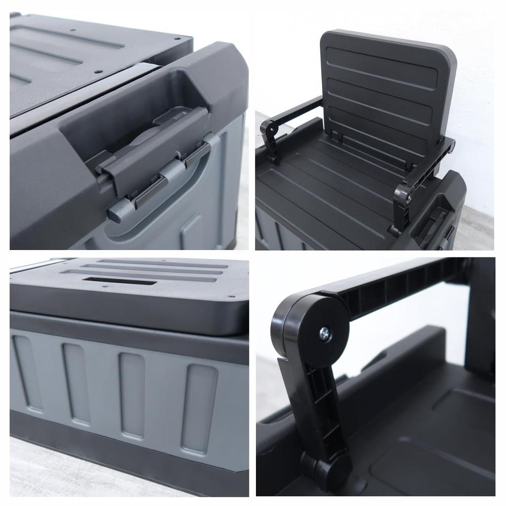 Storage with Large Capacity Insulated Cooler Container Stylish Outdoor Camping WNJAPANFoldable Box, Outdoor, Lid, 60L, Bag, Box, Chair, BBQ,