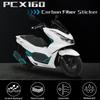 Для Pcx 160 Pcx160 pcx 160 21-25 Мотоцикл Защитная пленка Наклейка из углеродного волокна Водонепроницаемая резиновая наклейка на бак на все тело