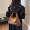 New Fashionable and Cute 2025 Bear Shoulder Bag Female Mori Casual Tote Bag Large-capacity Messenger Bag