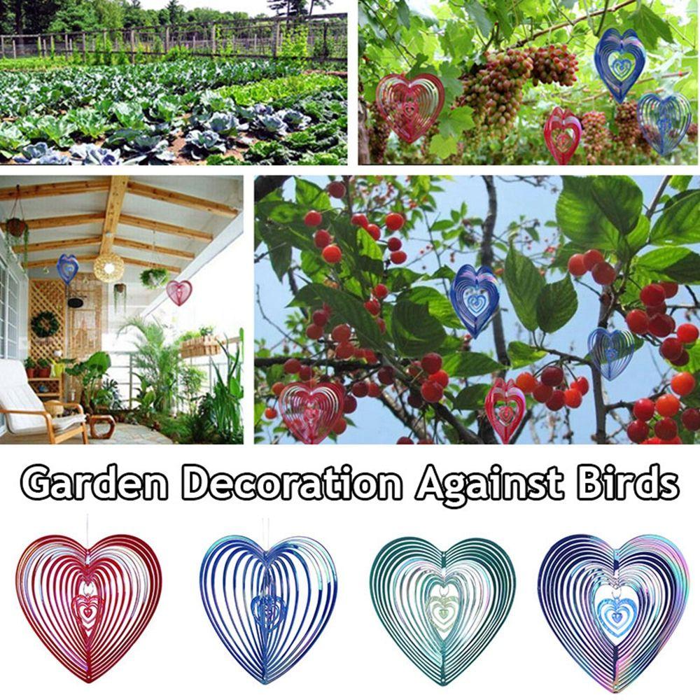 Pest Control for Birds Pigeons Elastic Bird Repeller Garden Supplies Wind Rotation Wind Spinner