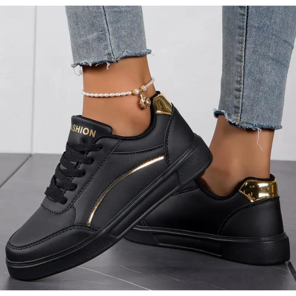 Женские повседневные кроссовки - легкие, на шнуровке, с низким верхом, белые | Модные, удобные, прогулочные туфли