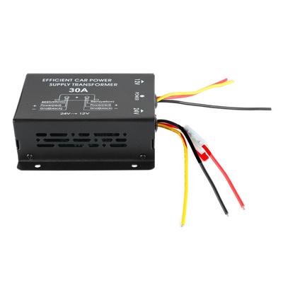 30A Аудио Навигационный Инвертор Напряжение DC 24V в DC 12V Регулятор Питания Редуктор Трансформатор