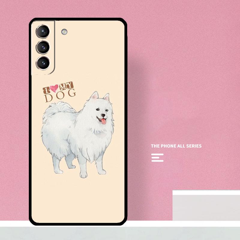 Чехол для телефона с изображением японского шпица для Samsung Galaxy S25 S26 Ultra S20 S21 S22 S23 S24 Plus S10 S25 FE Чехол Coque