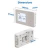 Smart Tuya WiFi Thermostat for Gas Boiler Heating /Cooling Powered by Battery/USB Works With Alexa Google Home Daily Programable