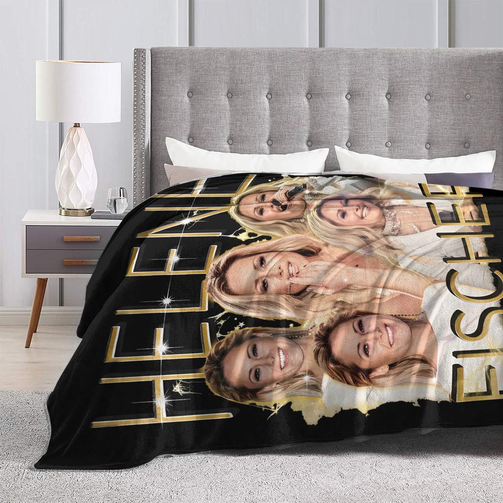 Helene Fischer German Singer Plush Blanket Kids  Flannel Throw Blanket For Living Room Super Soft Design Quality Bedspread