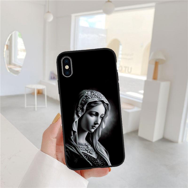 BF115 Virgen Maria Phone Case for Samsung Galaxy M06 M15 M16 M35 M55 M56 A36 A42 A50 A50S A51 A52 A32 A33 A05 A05S A06 A16 A20