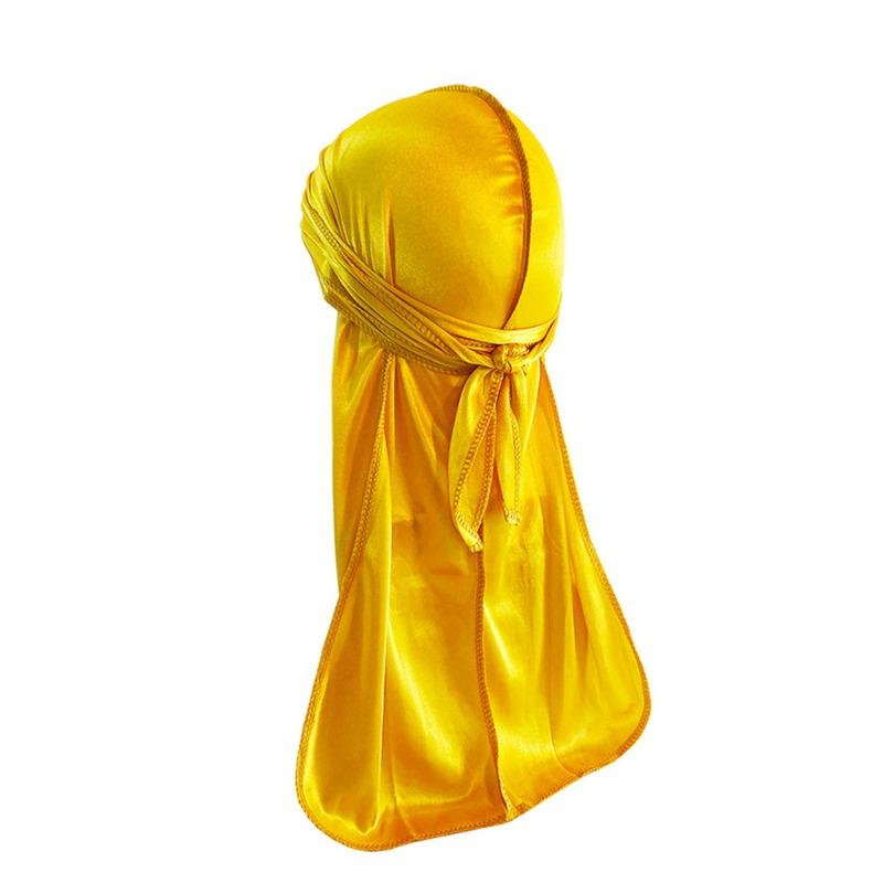 Уличный танцевальный велоспорт шарф на голову на резинке эластичный утолщенный плотный легкий тканевый длинный хвост шляпа SILKY DURAG