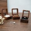 High-quality Wooden Gifts Case Storage Holder Jewelry Box Lover Ring Display Box Ring Storage Box